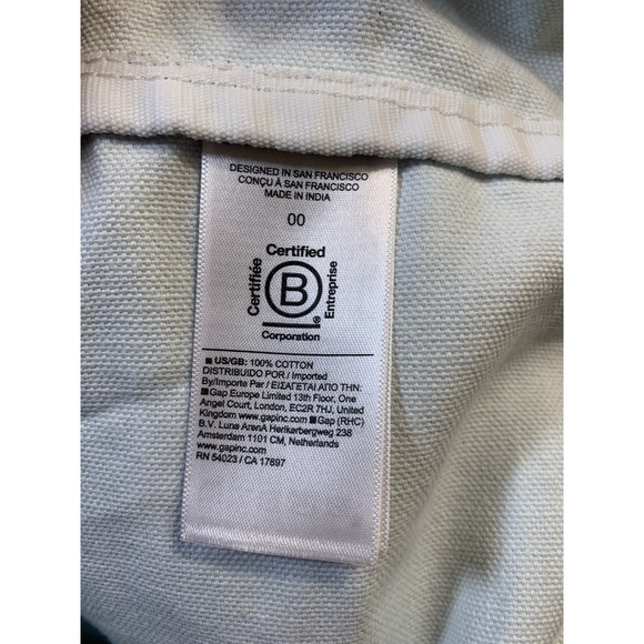 Athleta Tote Bag Gym‎ Blue Ombre Large Canvas Shopping Bag 18x13 Travel Open - Picture 8 of 12